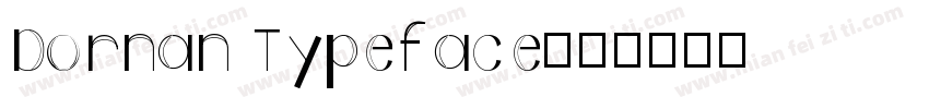 Dornan Typeface字体转换